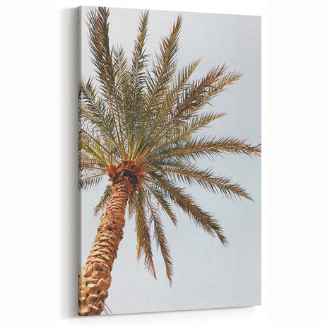 Golden Palm Tree - Summer Wall Art for Tropical Décor