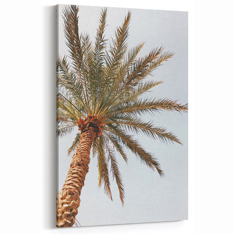 Golden Palm Tree - Summer Wall Art for Tropical Décor
