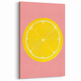 Modern Lemon Fruit Art Print – Kitchen Fruit Wall Decor