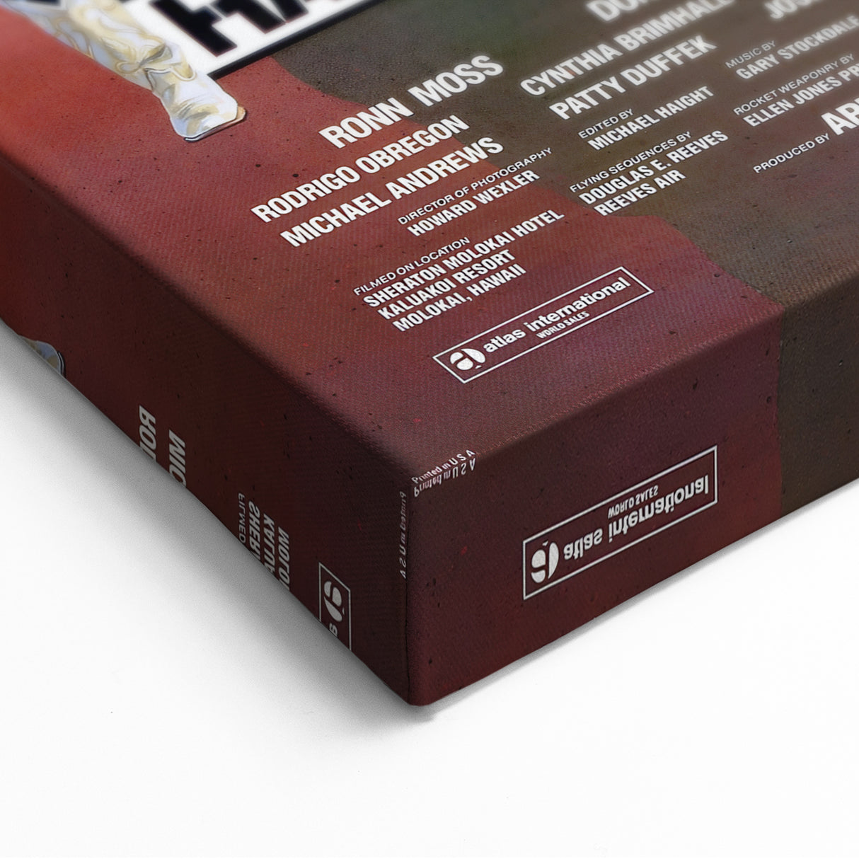 Retro Hard Ticket to Hawaii Poster Art - Vintage Action Movie Prints