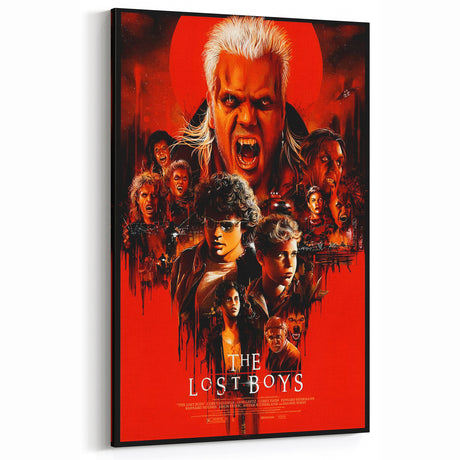 Retro Lost Boys Poster Art - Vintage 80s Horror Comedy Movie Prints