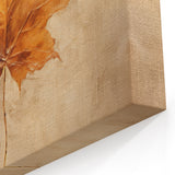 Golden Maple Leaf - Thanksgiving Art Prints Canvas