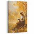 Autumn Reading Scene - Thanksgiving Wall Hangings Print