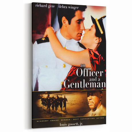 Retro Officer and a Gentleman Poster Art - Vintage 80s Romance Prints