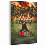 Retro Platoon Poster Art - Vintage 80s War Movie Prints