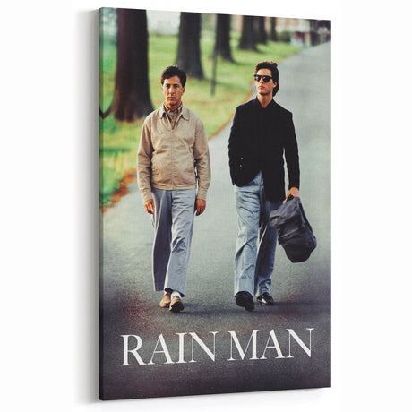 Retro Wall Art - Rain Man Vintage Poster Art - 80s Movie Canvas Prints