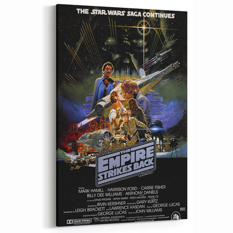 Retro Wall Art - The Empire Strikes Back Poster - Vintage Star Wars Art