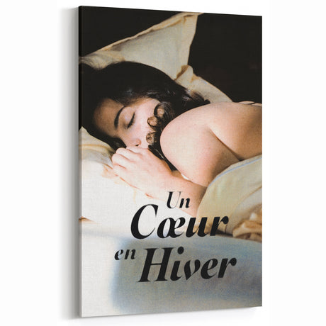 1990s Vintage Movie Poster - Classic 90s Film Art - Un Cœur en Hiver