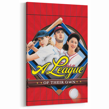 1990s Vintage Movie Poster - Classic 90s Film Art - A League of Their Own
