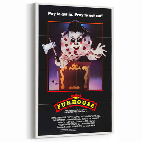 Retro Wall Art - The Funhouse Movie Poster - 80s Horror Art Prints
