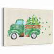 St. Patrick’s Day Vintage Truck - Irish Shamrock Wall Art