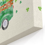 St. Patrick’s Day Vintage Truck - Irish Shamrock Wall Art