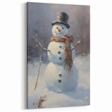 Charming Snowman Holiday Wall Art – Festive Winter Decor