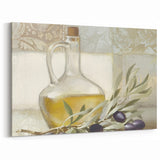 Rustic Olive Oil Fruits Wall Art – Fruit Art Prints for Kitchen