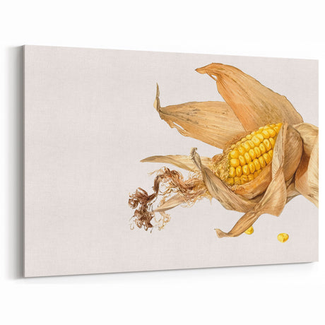 Farmhouse Fruit Wall Decor – Corn Fruit Art Prints for Kitchen