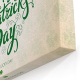 Happy St. Patrick’s Day - Irish Shamrock Wall Art