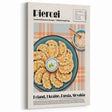 Pierogi Dishes Wall Art - Eastern European Kitchen Plate Decor
