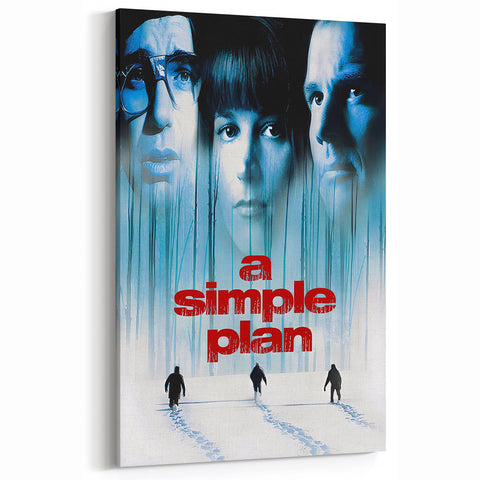 1990s Vintage Movie Poster - Classic 90s Film Art - A Simple Plan