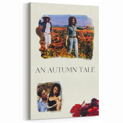 1990s Vintage Movie Poster - Classic 90s Film Art - An Autumn Tale