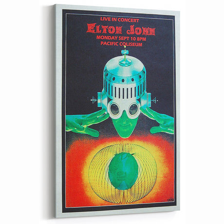 Elton John Retro Wall Art – Vintage Prints & Mid-Century Poster