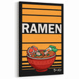 Modern Ramen Dishes Wall Art - Japanese Kitchen & Dining Decor