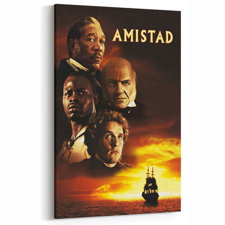 1990s Vintage Movie Poster – Amistad Classic 90s Film Artwork