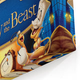 1990s Vintage Movie Poster – Beauty and the Beast Retro Disney Art