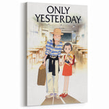 1990s Vintage Movie Poster – Classic 90s Film Art of Only Yesterday