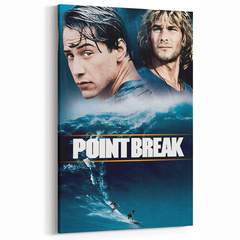 1990s Vintage Movie Poster – Classic 90s Film Art of Point Break