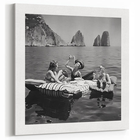Elegant Culinary Portrait Wall Art – Floating Dining Experience
