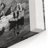 Elegant Culinary Portrait Wall Art – Floating Dining Experience