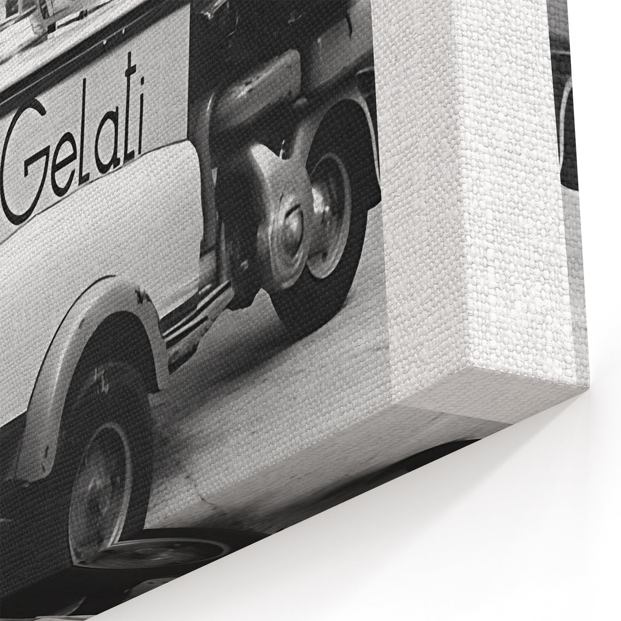 Vintage Gelato Cart – Culinary Photography Wall Art