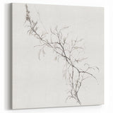 Vintage Botanical Art Prints – Elegant Branch Pencil Drawing