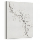 Vintage Botanical Art Prints – Delicate Branch Pencil Drawing