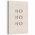 Minimalist Ho Ho Ho Christmas Wall Decor - Holiday Wall Art