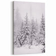 Snowy Evergreen Forest - Winter Wonderland Wall Art Winter Print