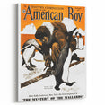 Vintage Magazine Cover Art - American Boy January 1938 Mystery of Mallards