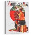 Vintage Magazine Cover Art - American Boy May 1930 Westbound Mail