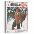 Vintage Magazine Cover Art - American Boy November 1931 Ball Carrier