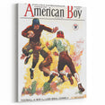 Vintage Magazine Cover Art - American Boy October 1933 Football