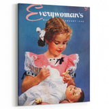 Everywoman’s Vintage Magazine Cover - Retro 1946 Wall Art Print