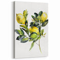 Lemon Botanical Watercolor – Elegant Fruit Wall Art for Kitchen