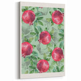 Pomegranate Botanical Watercolor – Elegant Fruit Wall Art for Kitchen