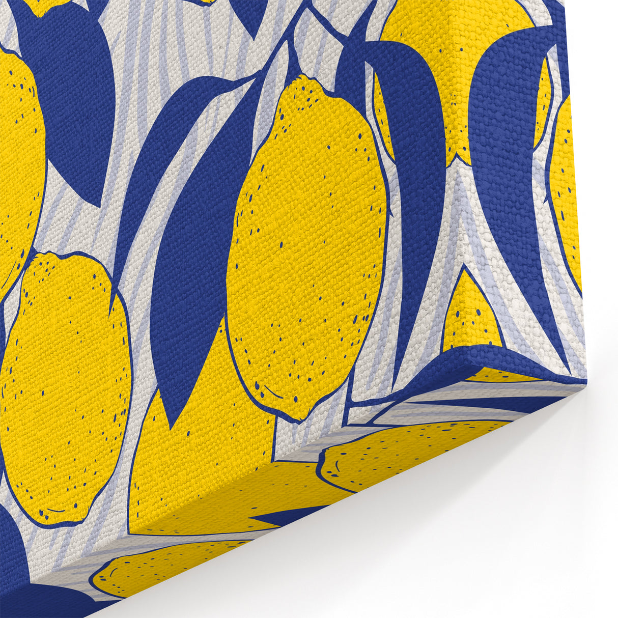 Modern Lemon Pop Art – Vibrant Fruit Canvas Art for Kitchen