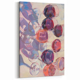 Abstract Wine Glass Wall Art – Modern Bar & Beverage Art Print
