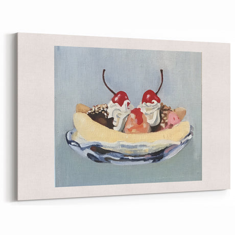 Banana Split Fruit Wall Decor – Sweet Kitchen Art Print