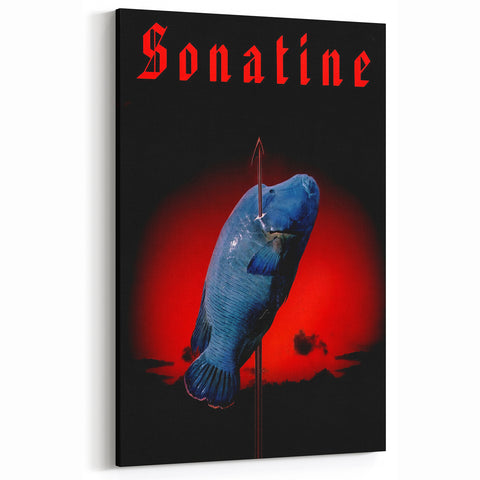 1990s Vintage Movie Poster – Sonatine Retro 1990s Movie Print