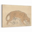 Vintage Animal Art – Leopard Sketch Illustration Wall Print