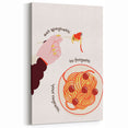 Inspirational Culinary Wall Art – Funny Spaghetti Kitchen Print