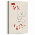 Motivational Kitchen Art Prints – French Coffee Quote Wall Art